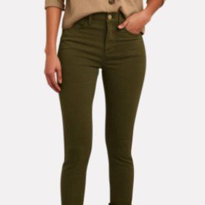 Le High Skinny FRAME Jeans - Olive